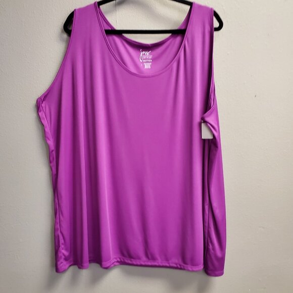 Just My Size Tank Top Womens 5X Plus Size Sleeveless Workout Athletic Active Shi - Picture 1 of 8